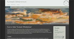 Desktop Screenshot of kunstwerk-wilhelmshaven.de